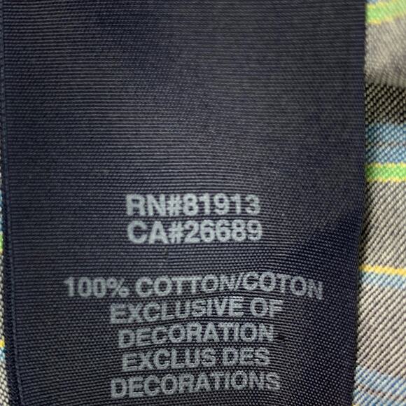 Robert Graham Knowledge Wisdom Truth Shirt Mens XL Striped Button Down Flip Cuff - Picture 4 of 13